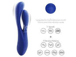 Перезаряжаемый вибратор L'Allure Pulse, темно-синий, 19 см, Ø 2,7 см-foto12