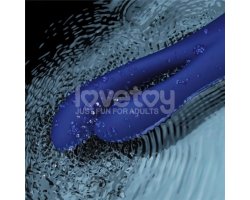 Перезаряжаемый вибратор L'Allure Pulse, темно-синий, 19 см, Ø 2,7 см-foto2