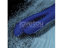 Перезаряжаемый вибратор L'Allure Pulse, темно-синий, 19 см, Ø 2,7 см-foto2
