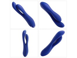 Перезаряжаемый вибратор L'Allure Pulse, темно-синий, 19 см, Ø 2,7 см-foto3