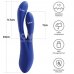 Перезаряжаемый вибратор L'Allure Pulse, темно-синий, 19 см, Ø 2,7 см Перезаряжаемый вибратор L'Allure Pulse, темно-синий, 19 см, Ø 2,7 см
