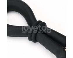 Регулируемое двойное кольцо из мягкого силикона Pinnacle Pro Anyfit Plus Stretcher, черное-foto8