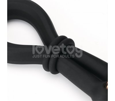 Регулируемое двойное кольцо из мягкого силикона Pinnacle Pro Anyfit Plus Stretcher, черное Регулируемое двойное кольцо из мягкого силикона Pinnacle Pro Anyfit Plus Stretcher, черное