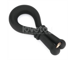 Регулируемое двойное кольцо из мягкого силикона Pinnacle Pro Anyfit Plus Stretcher, черное-foto11