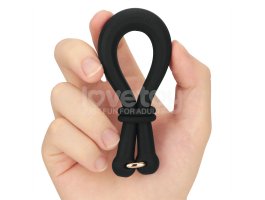 Регулируемое двойное кольцо из мягкого силикона Pinnacle Pro Anyfit Plus Stretcher, черное-foto14