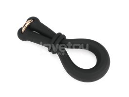 Регулируемое двойное кольцо из мягкого силикона Pinnacle Pro Anyfit Plus Stretcher, черное-foto11