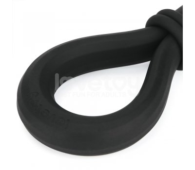 Регулируемое двойное кольцо из мягкого силикона Pinnacle Pro Anyfit Plus Stretcher, черное Регулируемое двойное кольцо из мягкого силикона Pinnacle Pro Anyfit Plus Stretcher, черное