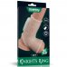 Насадка с вибрацией и бандаж на мошонку Vibrating Drip Knights Ring, белая, Ø 3,8 - 4,8 см Насадка с вибрацией и бандаж на мошонку Vibrating Drip Knights Ring, белая, Ø 3,8 - 4,8 см