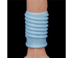 Насадка с вибрацией Spiral Knights Ring, голубой, Ø 3,6 см, 10 см-foto9
