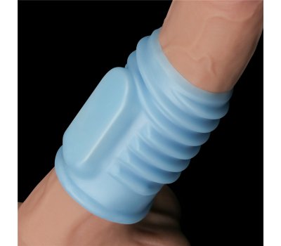 Насадка с вибрацией Spiral Knights Ring, голубой, Ø 3,6 см, 10 см Насадка с вибрацией Spiral Knights Ring, голубой, Ø 3,6 см, 10 см
