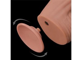 Реалистичный фаллоимитатор на присоске King Sized Sliding Skin Dual Layer Dong, 31 см, Ø 6,2 см-foto3