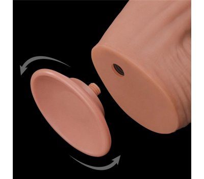 Реалистичный фаллоимитатор на присоске King Sized Sliding Skin Dual Layer Dong, 31 см, Ø 6,2 см
