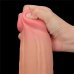Реалистичный фаллоимитатор на присоске King Sized Sliding Skin Dual Layer Dong, 31 см, Ø 6,2 см
