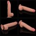 Реалистичный фаллоимитатор на присоске King Sized Sliding Skin Dual Layer Dong, 31 см, Ø 6,2 см