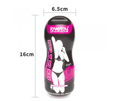 Мастурбатор вагина в колбе Sex in a can без вибрации
