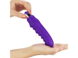 Перезаряжаемый вибратор Rechargeable IJOY Silicone Wawer 15,5 см, Ø 3 см-foto4