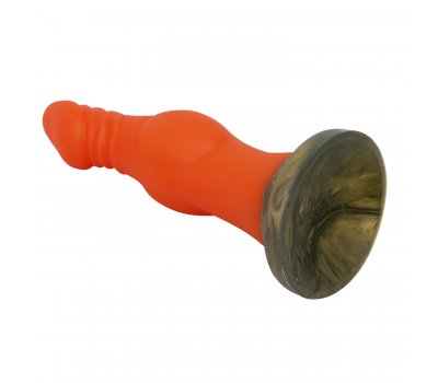 Фаллоимитатор из силикона Rippled Monster 18,5 см, Ø 4,6 см