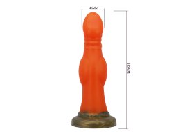 Фаллоимитатор из силикона Rippled Monster 18,5 см, Ø 4,6 см-foto7