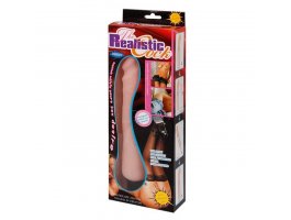 Реалистичный вибратор Realistic телесный, 26 см, Ø 4,3 см-foto2