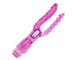 Вибратор двойной «Double Pleasure», розовый-foto2