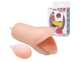 Мастурбатор-ротик с грушей Oral Sex Мастурбатор-ротик с грушей Oral Sex