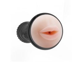 Мастурбатор-ротик в колбе с 7 режимами вибрации Pink Mouth-foto9