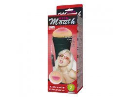 Мастурбатор-ротик в колбе с 7 режимами вибрации Pink Mouth-foto8