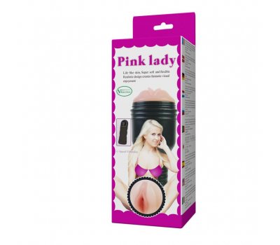 Вибромастурбатор вагина в колбе Pink Lady