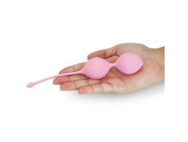 Вагинальные шарики iWhizz Luna розовые со смещенным центром тяжести Ø 4см-foto4