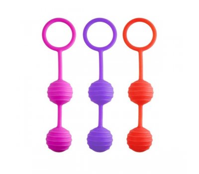 Шарики вагинальные Kegel ball розовые Ø 3 см Шарики вагинальные Kegel ball розовые Ø 3 см