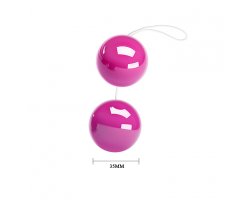 Анально-вагинальные шарики Twins Ball розовые-foto5