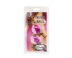 Анально-вагинальные шарики Twins Ball розовые-foto2