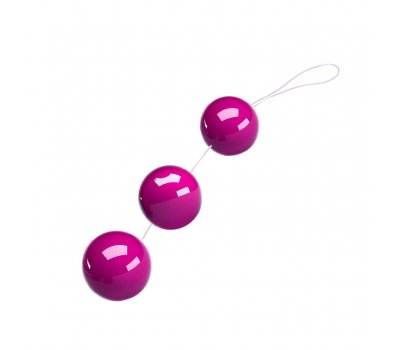 Три вагинальных шарика на сцепке Sexual Balls розовые Три вагинальных шарика на сцепке Sexual Balls розовые