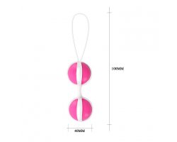 Вагинальные шарики Be Mine Balls розовые-foto3