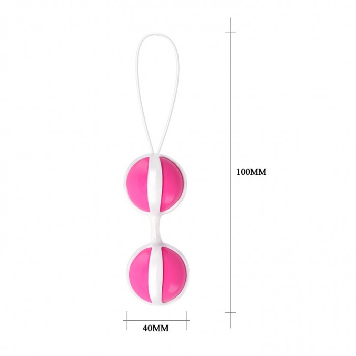 Вагинальные шарики Be Mine Balls розовые-foto3