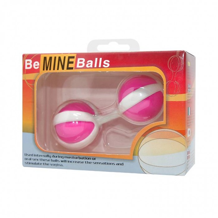Вагинальные шарики Be Mine Balls розовые-foto2